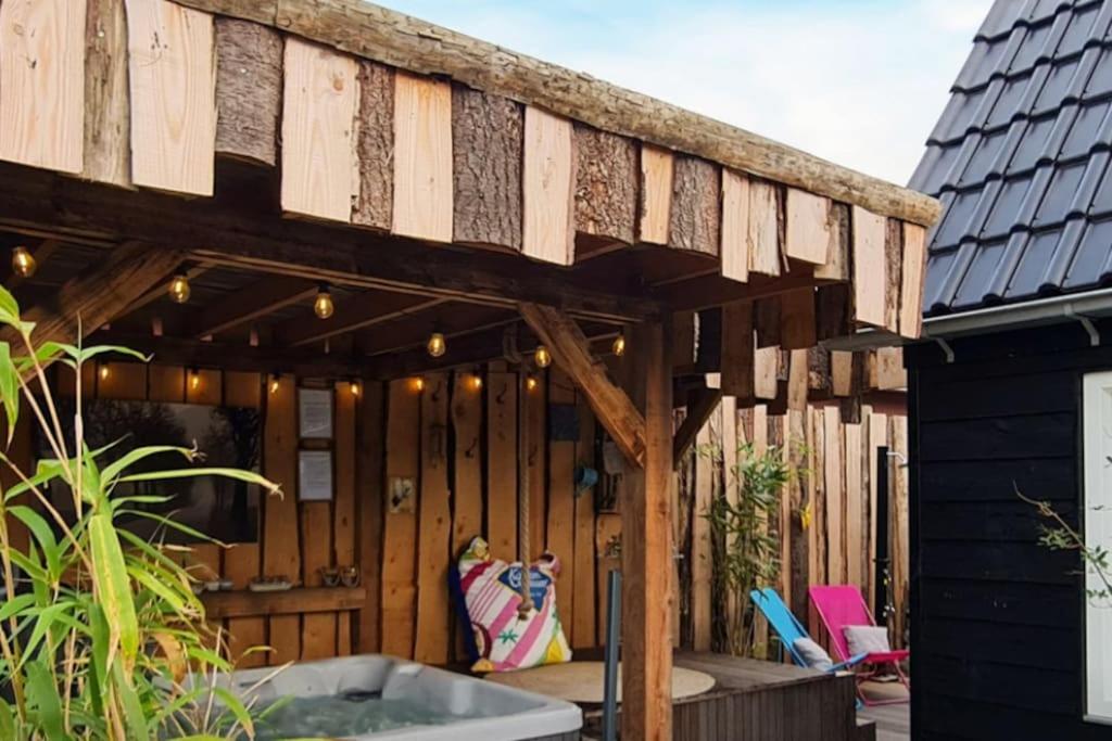 Wellness Chalet Met Jacuzzi, Sauna, Omheinde Tuin, سينت انالاند المظهر الخارجي الصورة