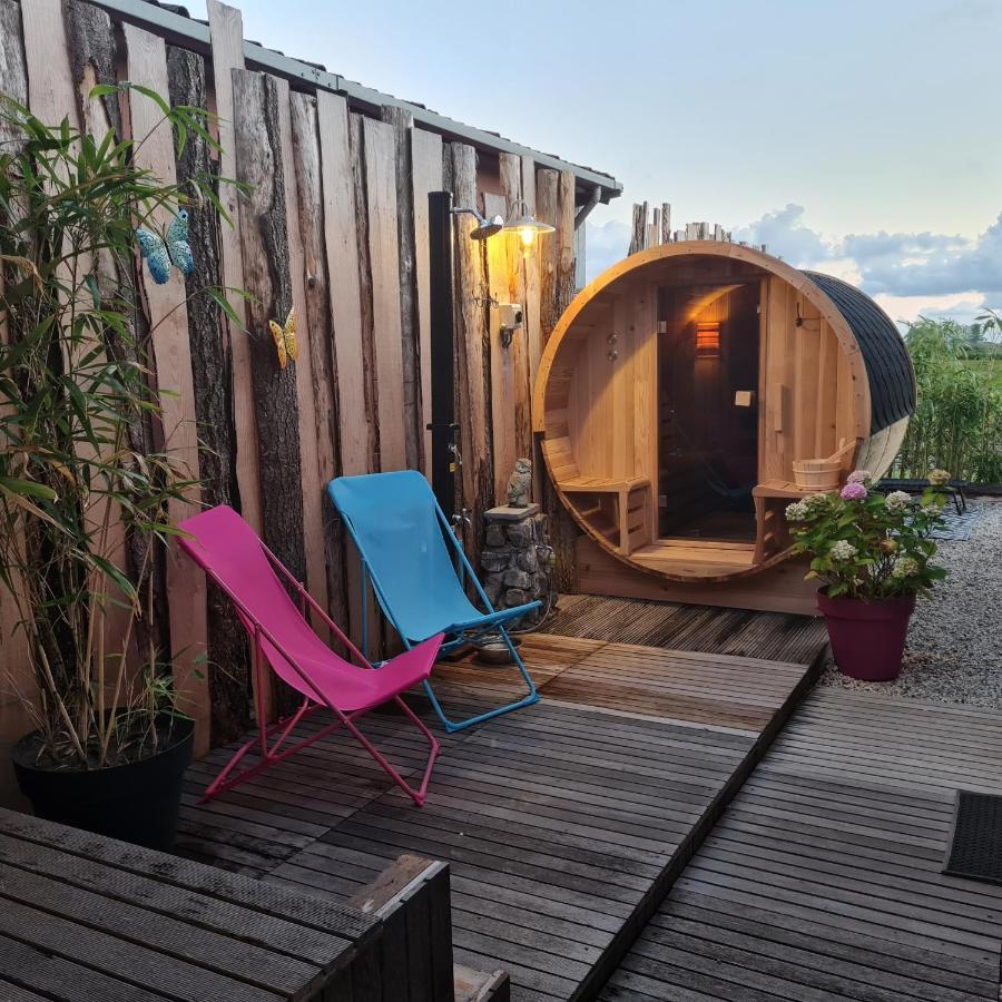 Wellness Chalet Met Jacuzzi, Sauna, Omheinde Tuin, سينت انالاند المظهر الخارجي الصورة